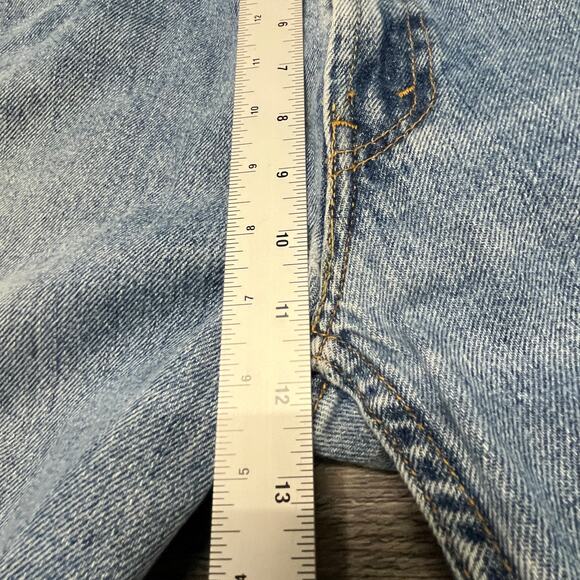 Vintage Y2K 2000s Levis 550 Faded Blue Men 36x30 Relaxed Fit Denim Jeans Red Tab - Picture 9 of 11